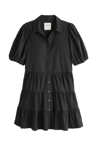 Vestido camisero - Negro