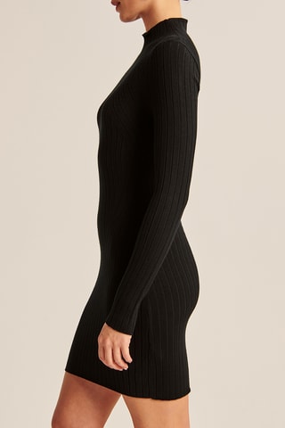 Vestido jersey - Negro