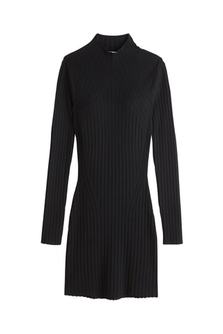 Vestido jersey - Negro