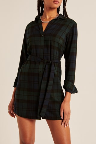 Vestido camisero - Azul marino