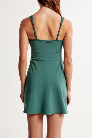 Vestido evasé - Verde agua