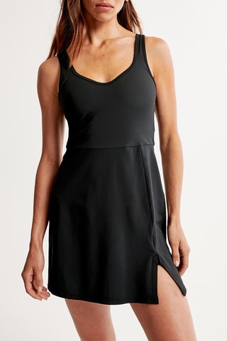 Vestido evasé - Negro