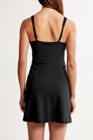 Vestido evasé - Negro