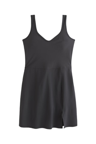 Vestido evasé - Negro