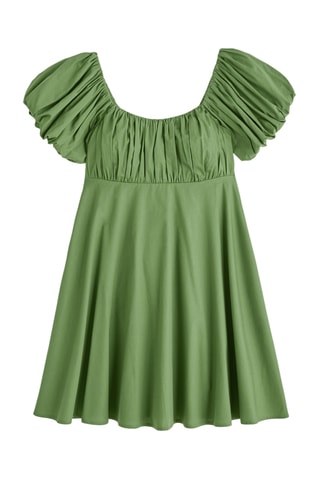 Robe patineuse - Vert olive