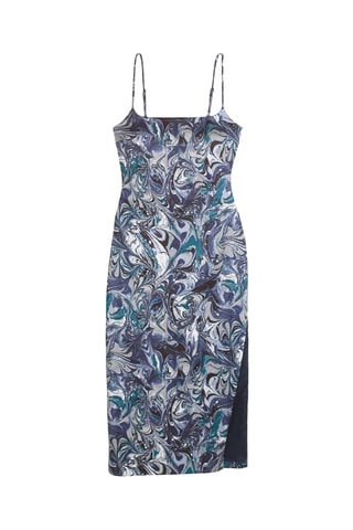 Robe droite - Bleu marine