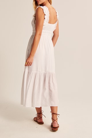 Vestido midi - Blanco