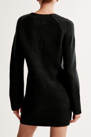 Vestido jersey - Negro