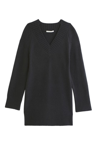Vestido jersey - Negro