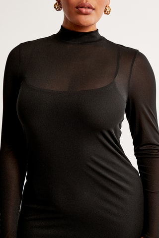 Robe fourreau - Noir