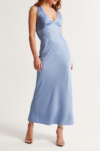 Vestido largo - Azul marino