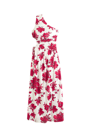 Robe asymétrique - Blanc