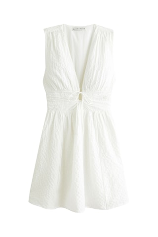 Vestido evasé - Blanco