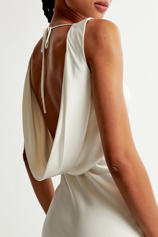 Robe longue - Gris clair