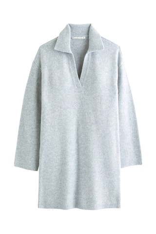 Vestido jersey - Gris claro jaspeado