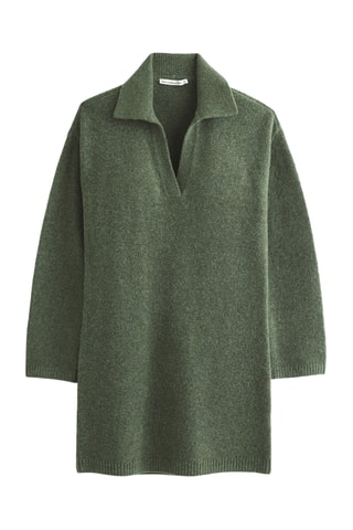 Robe pull - Vert foncé