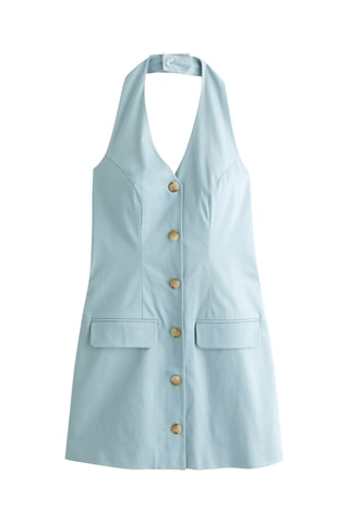 Robe droite - Bleu