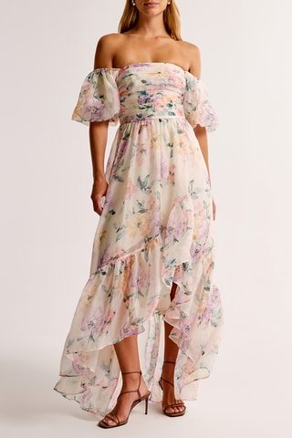 Robe longue - Crème