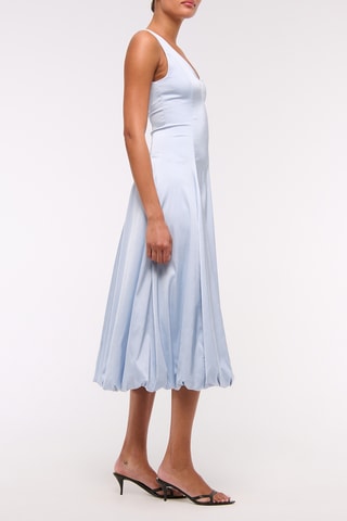 Vestido midi - Celeste