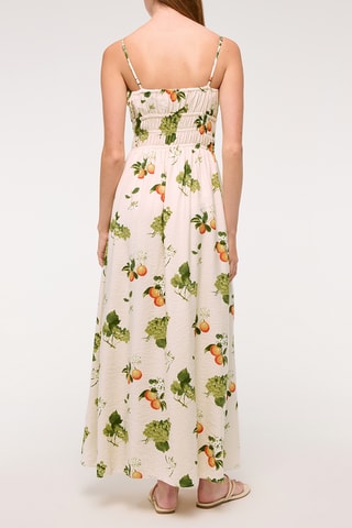 Vestido largo - Crema