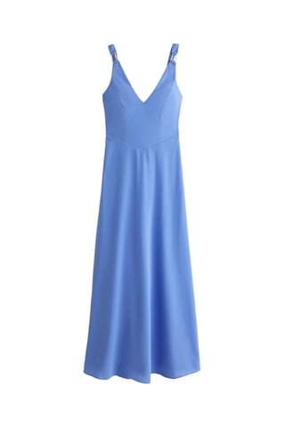 Vestido largo - Celeste