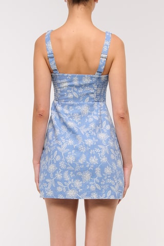 Robe droite en lin - Ciel