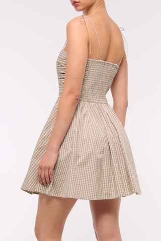 Robe patineuse - Marron clair