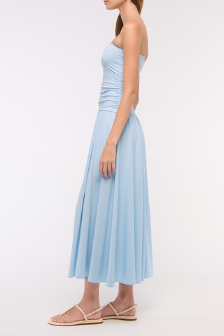 Vestido bustier - Celeste