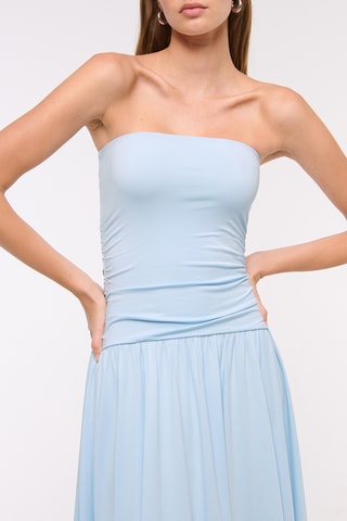 Vestido bustier - Celeste