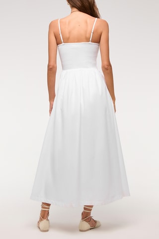 Robe midi - Blanc
