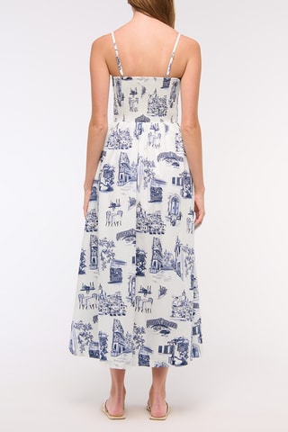 Robe midi - Gris clair