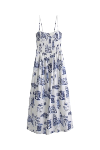 Robe midi - Gris clair