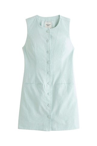 Robe chemise en lin - Ciel