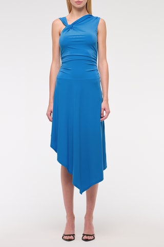 Robe midi - Turquoise