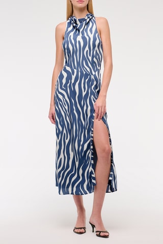 Robe midi - Bleu marine