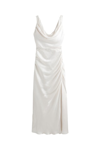 Vestido largo - Gris claro
