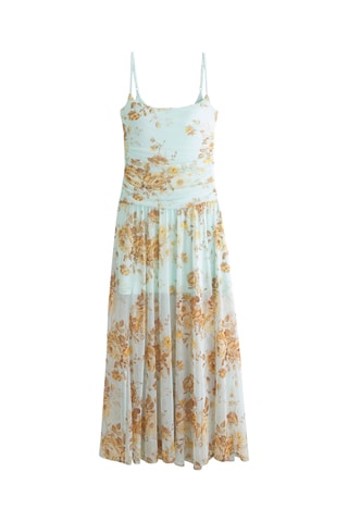 Vestido largo - Turquesa