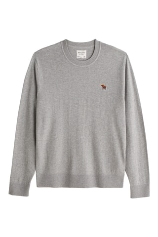 Pull en laine - Gris clair chiné