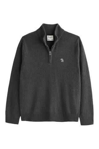 Jersey de lana - Negro jaspeado