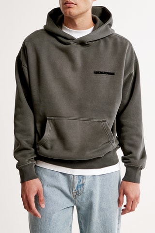 Sweat polaire à capuche - Vert