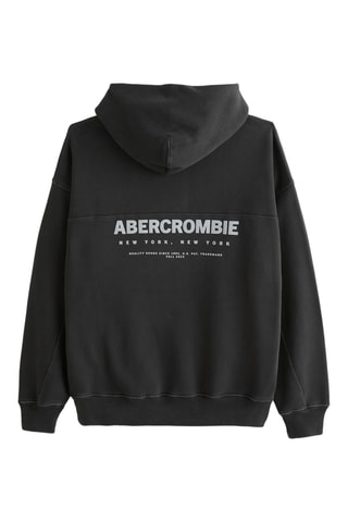 Sweat polaire à capuche - Noir