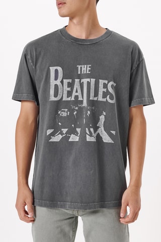 T-shirt relaxed - Gris