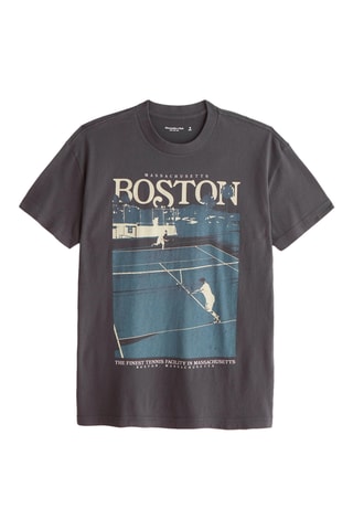 Camiseta relaxed - Negro