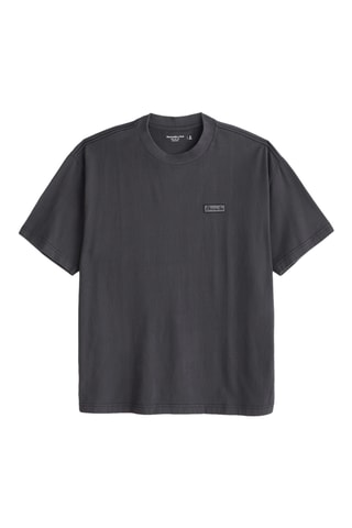 Camiseta oversize - Negro