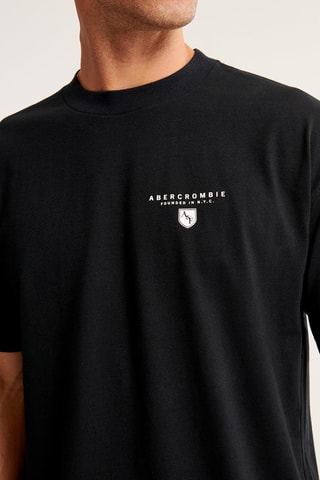 Camiseta oversize - Negro