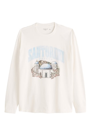 T-shirt relaxed - Blanc