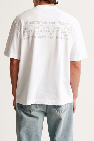 T-shirt oversize - Blanc