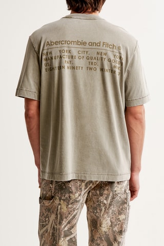 T-shirt oversize - Vert