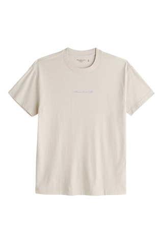 Camiseta relaxed - Beige