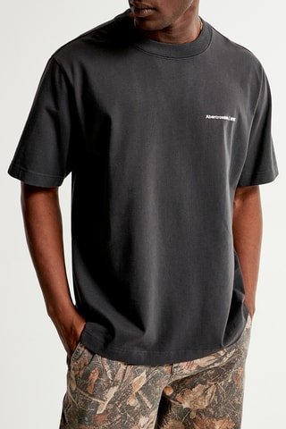 Camiseta oversize - Gris